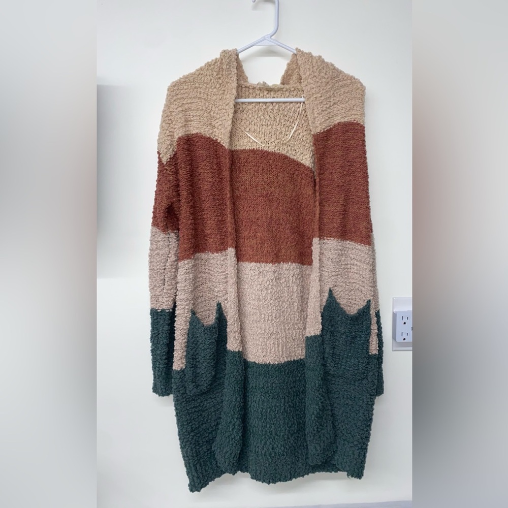 poem & thread knitted cardigan
